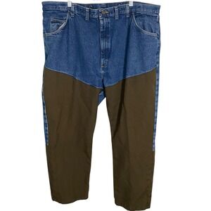 Wrangler ProGear Men's Hunting Jeans Size 44×32 Brush Guard Outdoor Pants